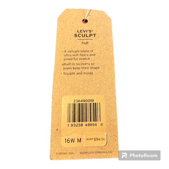 Levi's Sculpt Desert Dreamin Bootcut Jeans NWT - Picture 9 of 9